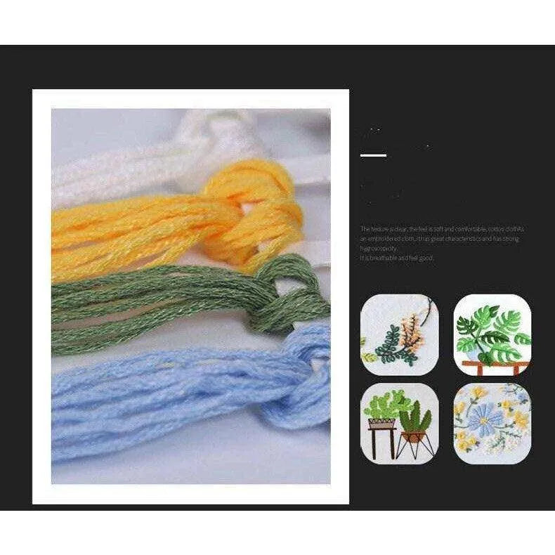 ECO Shopping Bag DIY Embroidery Kit