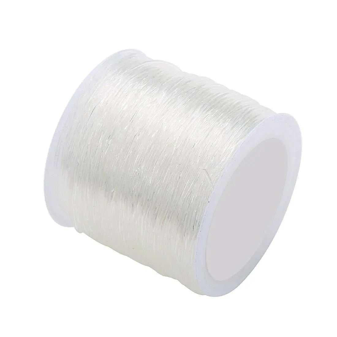 Elastic thread for bracelets stretchable clear strings for jewelry making 55-100m roll