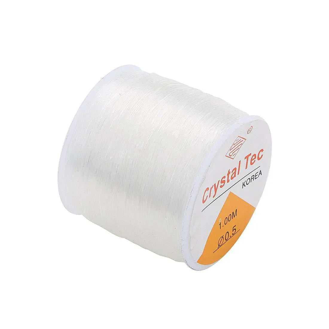 Elastic thread for bracelets stretchable clear strings for jewelry making 55-100m roll