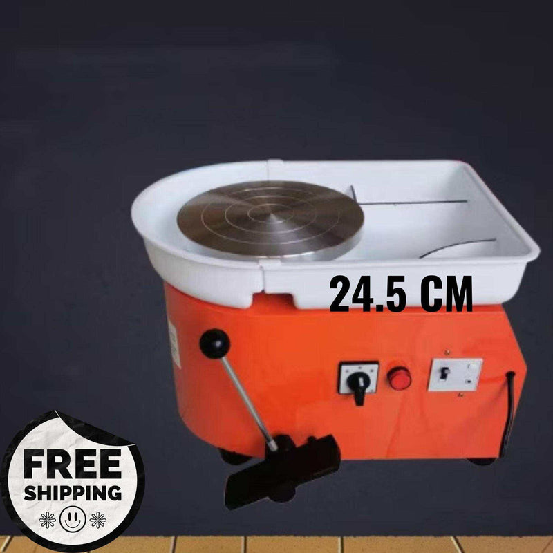 Electric Pottery Wheel With Foot Pedal Variable Speed Pottery Machine