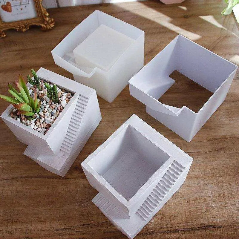 Epoxy Cement Mold For Planter Pot Mold Terrarium Mould