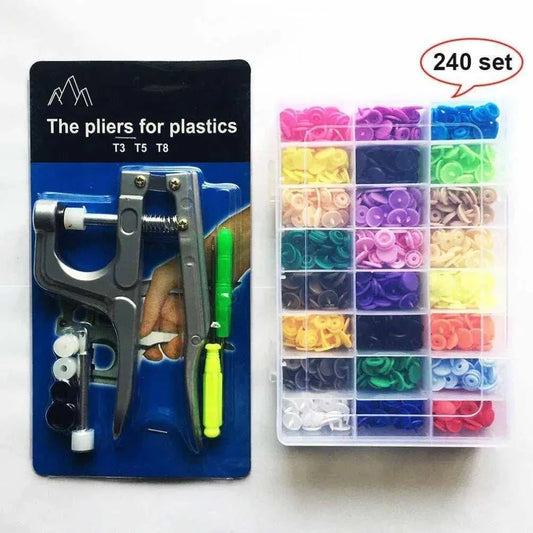 Eyelets Pliers fastener tool set snap buttons and pliers kit