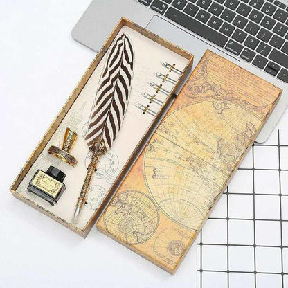 Feather pen set