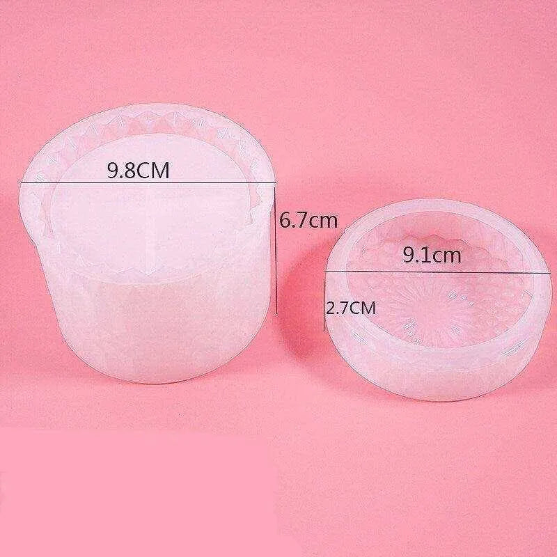 Flat Bottom Jar Mold Container Mold Storage Box With Lid Mould