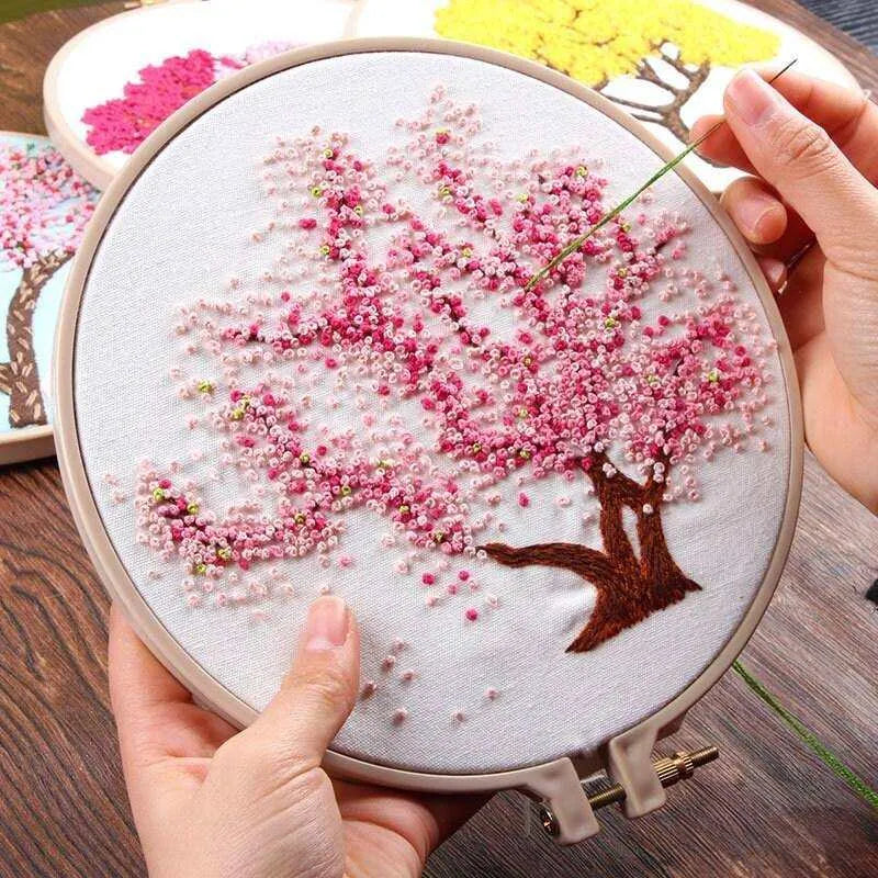 Floral Tree Embroidery Kit