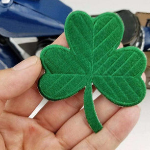 Four - leaf Clover Down Jacket Denim Patch DIY Badge Cloth Sticker - DiyCraftsProject