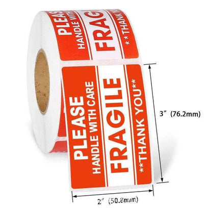 Fragile Stickers Shipping Labels Packaging Stickers Postage Label