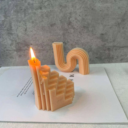 Geometric Candle Mold