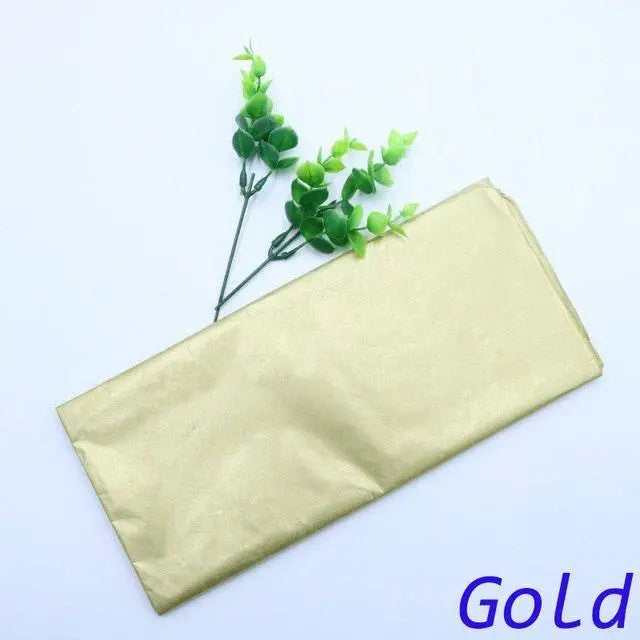 Gift Packaging Wrapping Tissue Paper Flowers Shoes Clothing Soap Scrapbook Stationary Goods Gold Pink Rose Blue 10pcs Recycle Wrapping Sheet