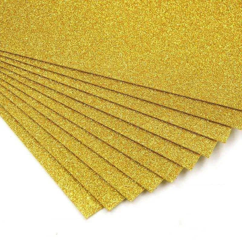 Glitter Paper Sparkling Sheets DIY Scrapbooking Gift Wrap Supplies