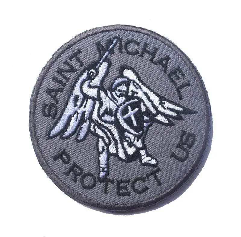 Guardian Angel Patches St. Michael Protect Us Military Patch Embroidered Patches