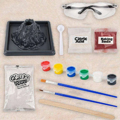 Gypsum Painting Kit Plaster Model Volcano Eruption DIY Crafts For Kids Science Educational Toy