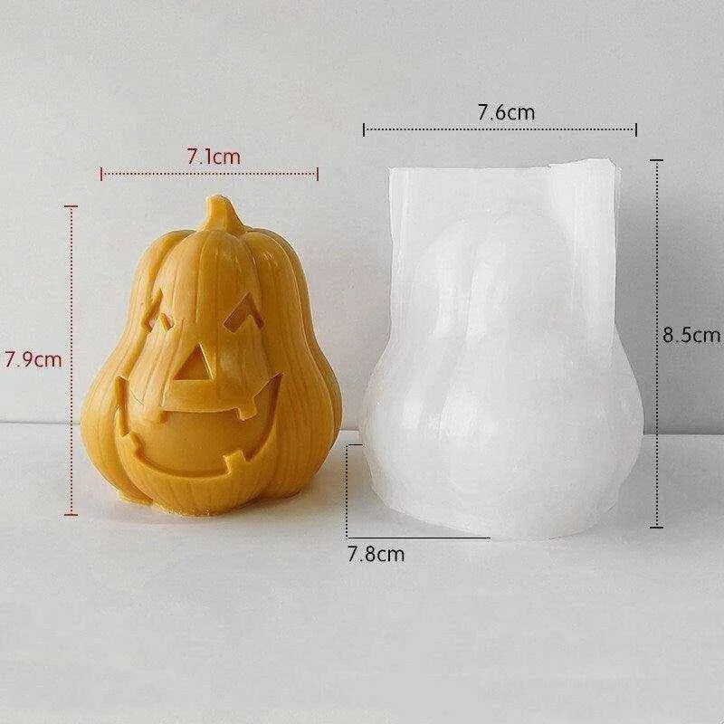 Halloween Candle Mold Pumpkin Mold For DIY Halloween Decoration