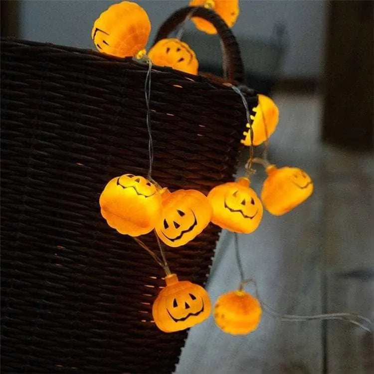 Halloween pumpkin light LED string light 1.5 meters