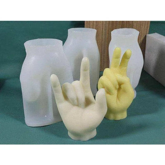 Hand Candle Mold - Create Beautiful Hand - Shaped Candles with this Love Heart Mold - DiyCraftsProject