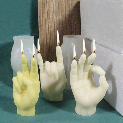 Hand Candle Mold Hand Mold