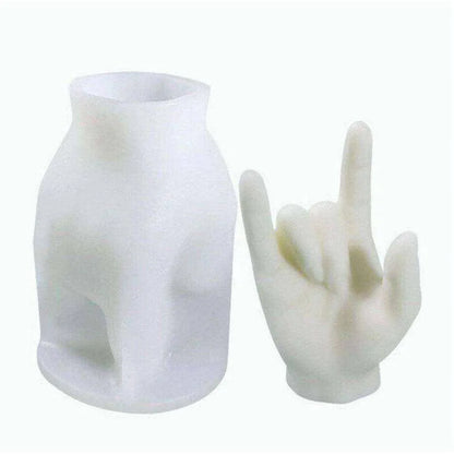 Hand Gesture Molds Resin Casting Mold 3D Candle Mould