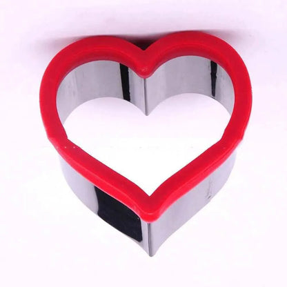 Heart and Star Sandwich Cutters Stainless Steel Cookie Cutter Metal Biscuit Mold 2pcs Cute Kitchen Tools Vegetable And Fruits Cutter Set