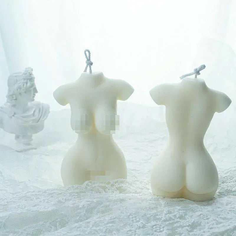 Human body silicone mould 3D male and female torso molds for candle making