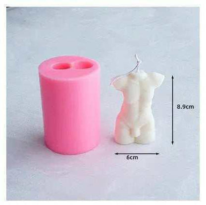 Human body silicone mould 3D male and female torso molds for candle making