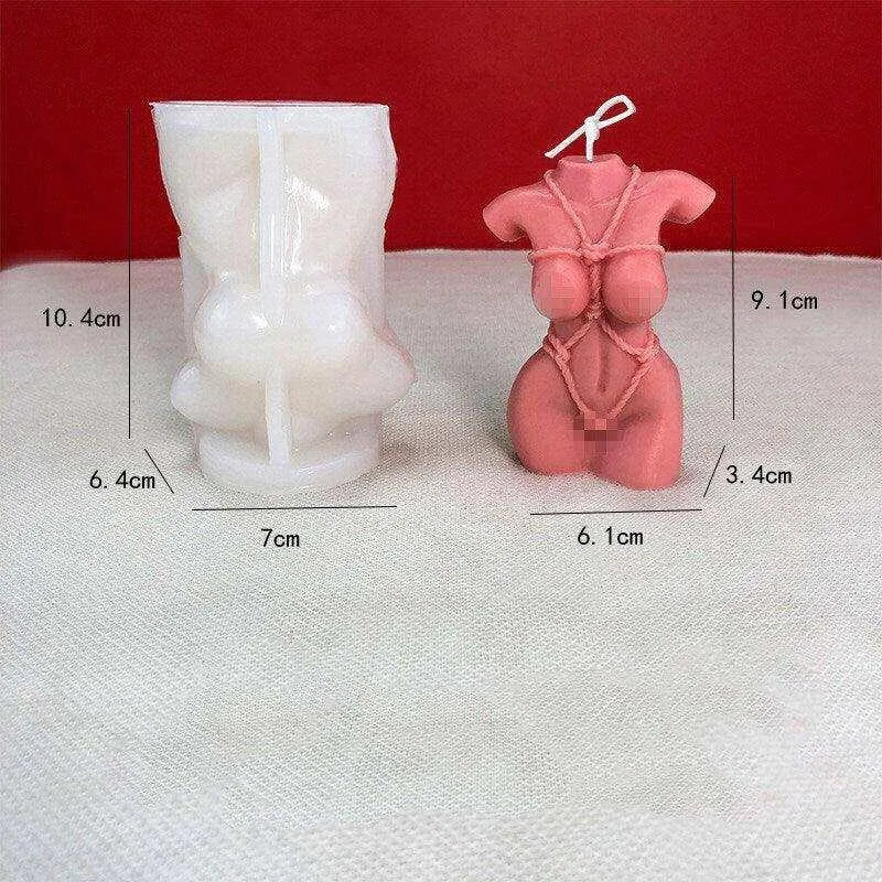 Human shaped Candle Mold Body Candle Mold