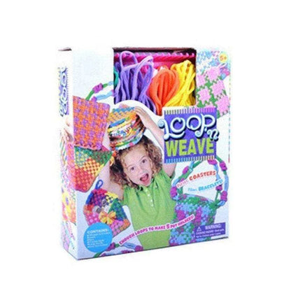 Kids Loom Weaving Kit Bag Knitting Kit Childrens Crafts