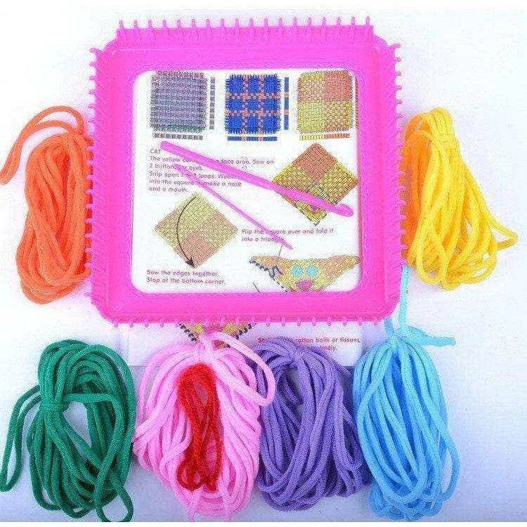 Kids Loom Weaving Kit Bag Knitting Kit Childrens Crafts