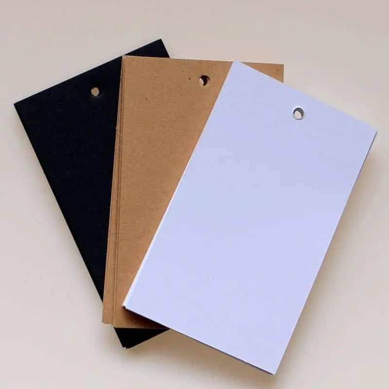 Blank Kraft Tag Cardboard Gift Cards Price Tags Gift Wrapping Packaging Supplies
