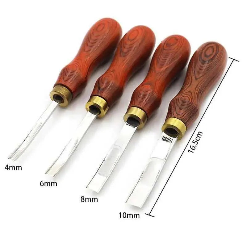 Leather Carver DIY Leather Crafting Tools Trimming Tool 4mm 6mm 8mm