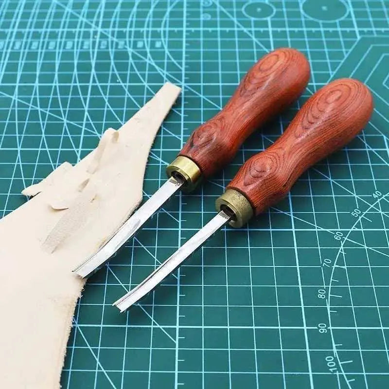 Leather Carver DIY Leather Crafting Tools Trimming Tool 4mm 6mm 8mm