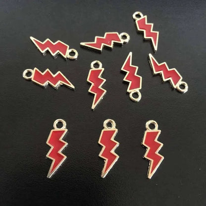 Lightning Charms Bolt Pendant Jewelry Making Charm For Bracelet Necklace Pendants 10pcs