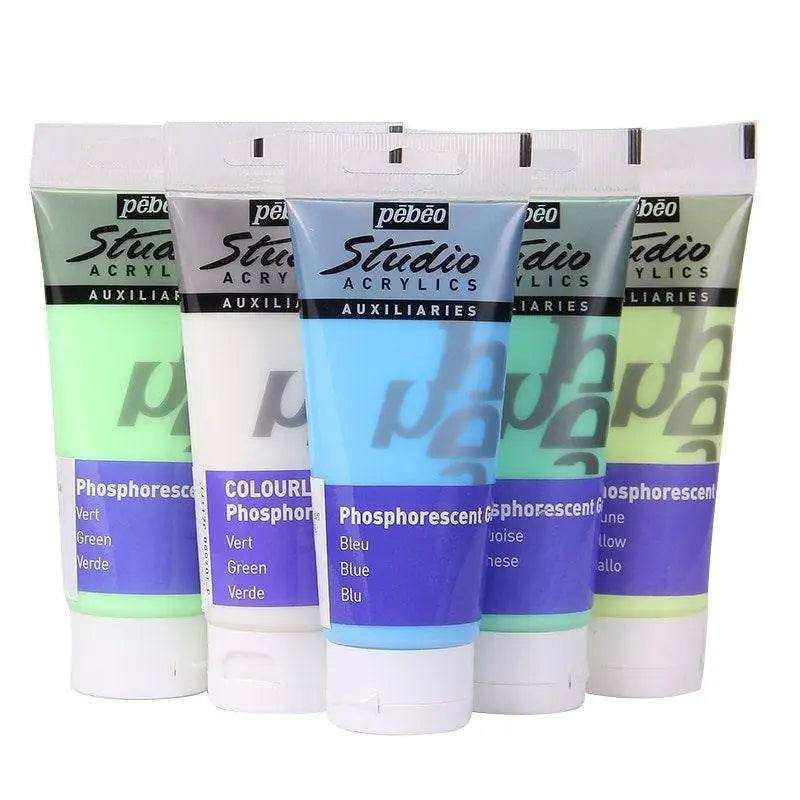 Luminous paint glow in the dark paint acrylic 100ml tub