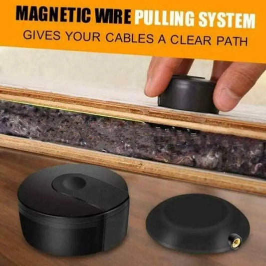 DIY project using magnetic wire puller for efficient wire extraction