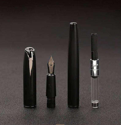 Matte black fountain Pen sleek stylish pens