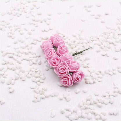 Mini roses 144 artificial flowers for floral arrangement