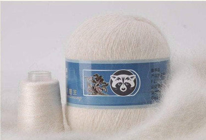 Mink fabric cashmere yarn 50 gram plus 20 gram matching thread