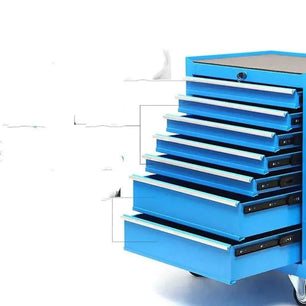Mobile Tool Cabinet Heavy-duty Parts Cabinet Workshop 7-drawer Tool Box