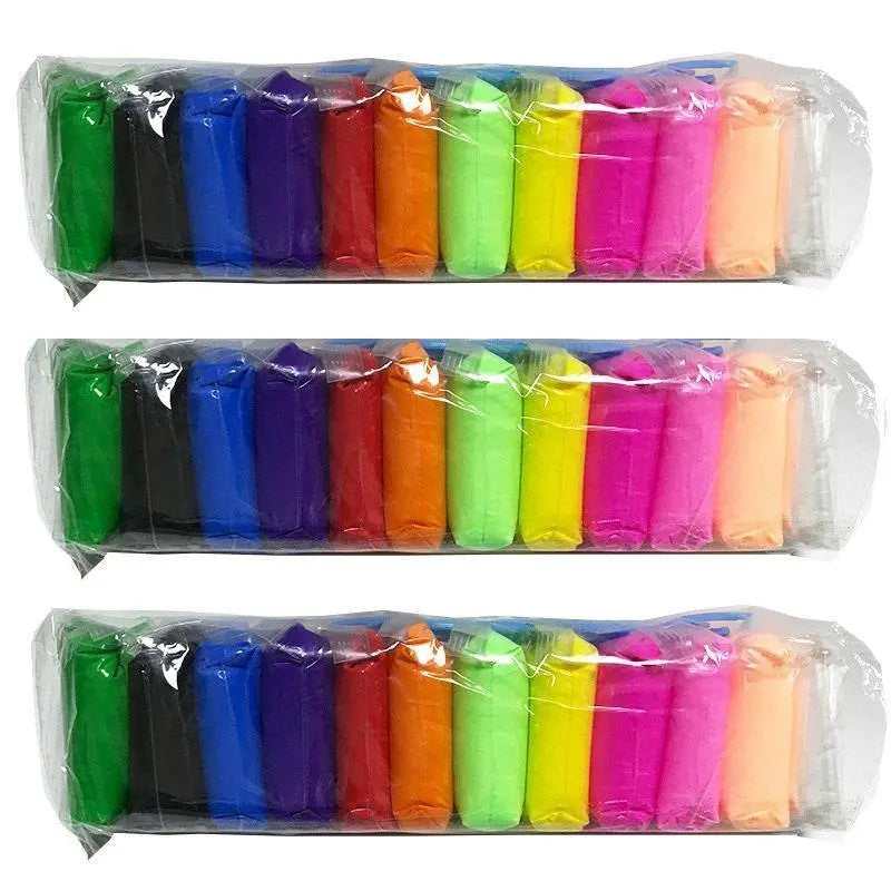 Modeling clay 12 colors soft playdough for kids educational toys