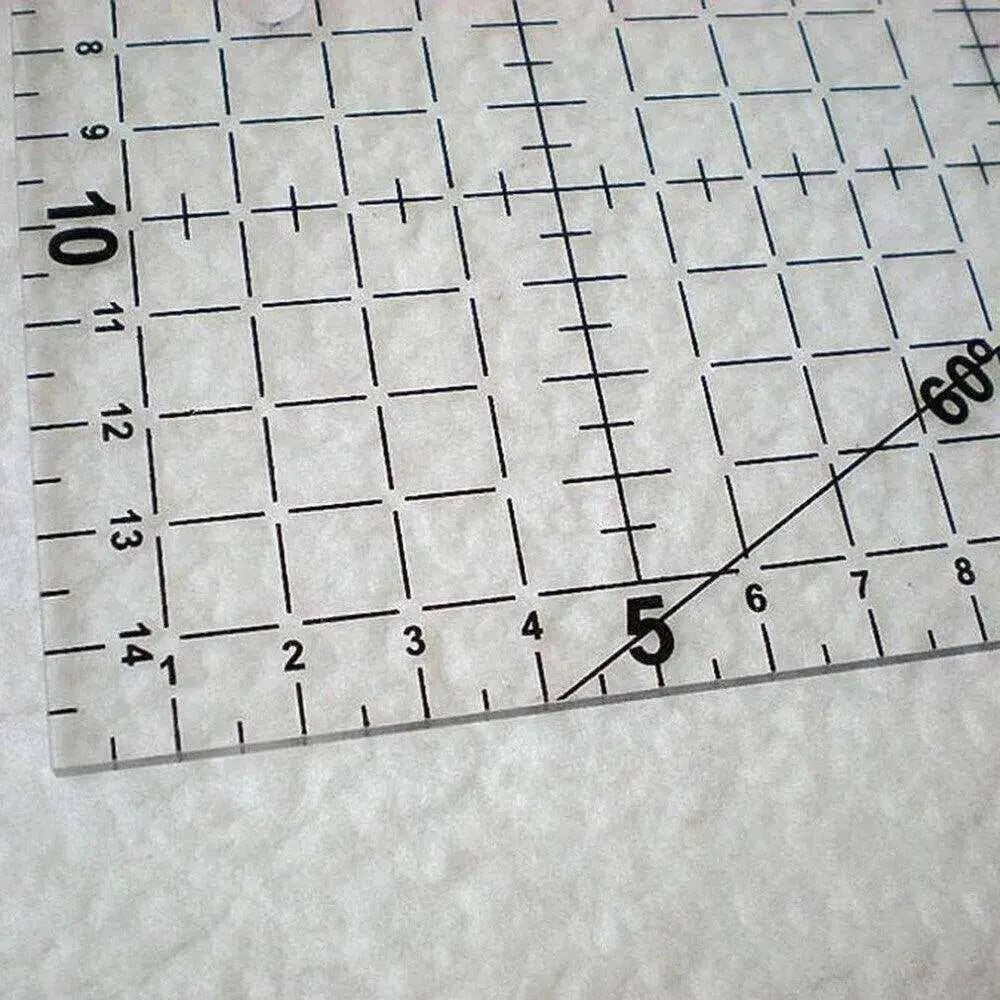 Multifunction DIY Sewing Fabric Patchwork Ruler Clothing Cutting Rulers Measuring Tools Transparent Quilting Drawing Ruler Sewing Supplies