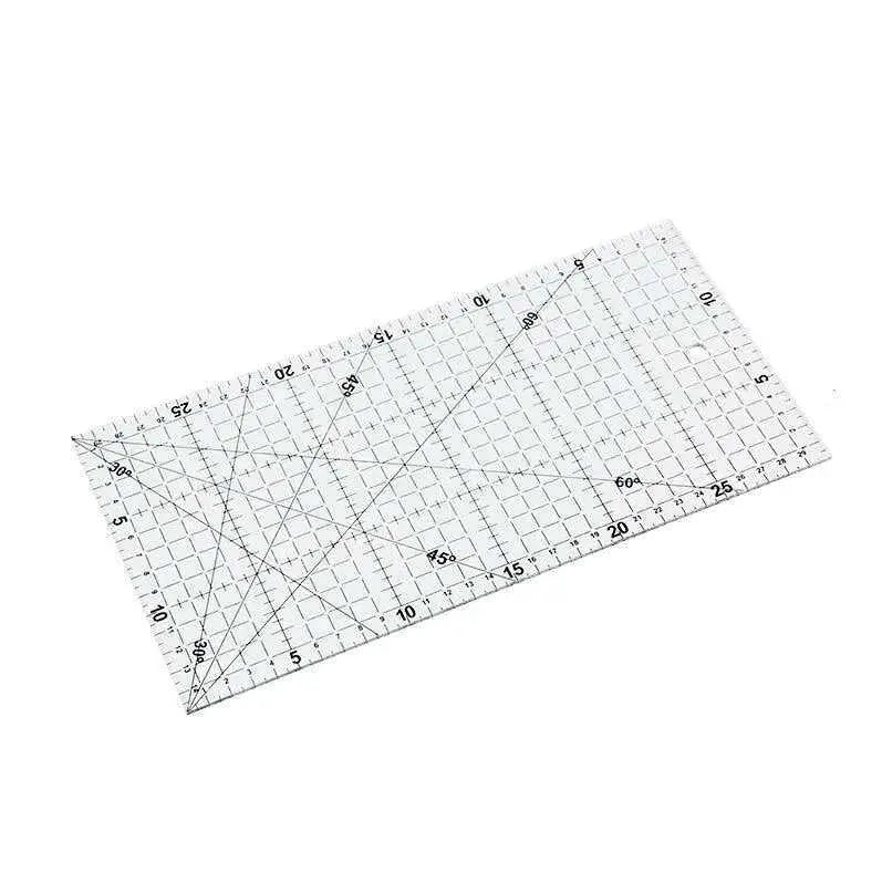 Multifunction DIY Sewing Fabric Patchwork Ruler Clothing Cutting Rulers Measuring Tools Transparent Quilting Drawing Ruler Sewing Supplies