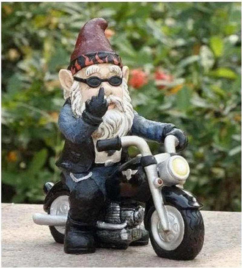 Offensive Gnome Funny gnomes for garden decorating
