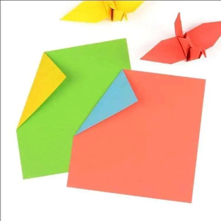 Origami Paper Two Tone Sheets For Paper Folding Two Color Papers Crafting Sheet 24pcs Per Pack