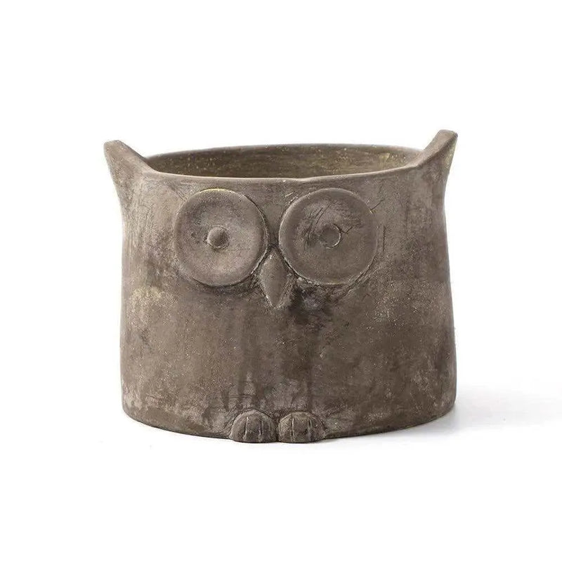 Owl Planter Concrete Mold Cement Vase Mold