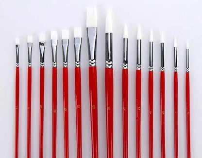 Paint Brush Set Painting Supplies Gifts For Painters Wood Handle Brushes Art Supply Artist Gift 38pcs