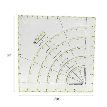 Patchwork Ruler Measuring Ruler Sewing Tool DIY Patchwork Making Quilting