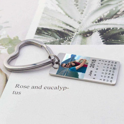 Photo Keychain Personalized Anniversary Gift Custom Keychain