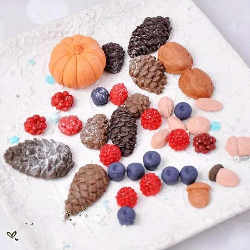 Pinecone Mold Kitchen Accessories Pinecones Moulds Baking Supplies Cake Fondant Molds Candy Silicone Mould DIY Chocolate Making