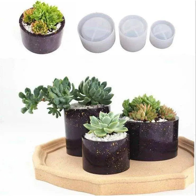 Planter Mold Candle Holder Mould Flower Pot Molds Silicone Moulds