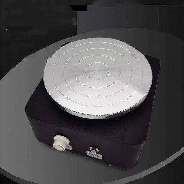 Portable Mini Pottery Wheel With Batteries 16cm Turntable