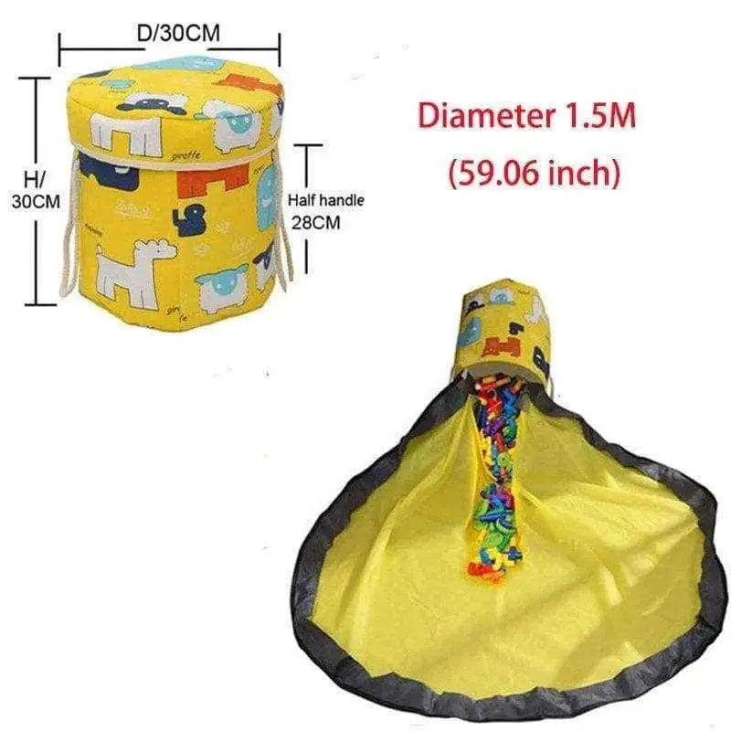 Portable toy storage bag